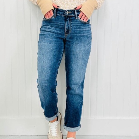 Judy Blue Denim - Judy Blue Women's Blue Boyfriend Fit Jeans size 25